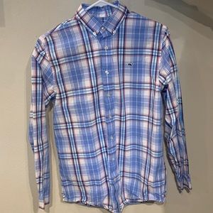 Vineyard vines boys button down will shirt sizeXL